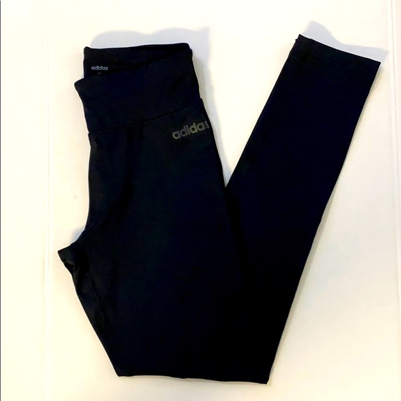 NICE BLACK *ADIDAS* CLIMALITE LEGGING TIGHTS! - Picture 4 of 6